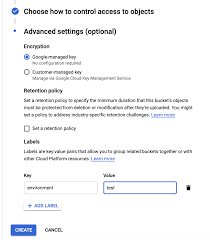 Creating A Cloud Storage Bucket From Google Console Baking Clouds Ltd