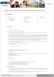 Monsieur, madame je suis actuellement en 3ème année universitaire pour la préparation d'une licence lmd en langue et littérature françaises à l'université mentouri de constantine. Licence Gestion Parcours Msh Management Et Sciences Humaines Ex Aes Pdf Telechargement Gratuit