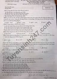 Để làm quen với các dạng bài hay gặp Ä'á» Thi Thá»­ Tá»'t Nghiá»‡p Thpt 2021 Láº§n 1 Mon Ly Thpt Chuyen SÆ° Pháº¡m Hn