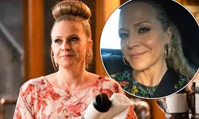 Kellie Bright opens up about the birth of her third son and insists that  the baby will be her last