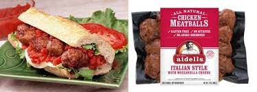 Aidells Italian Chicken Meatballs With Mozzarella Cheese Gourmet Sausage Chicken Meatballs Italian Chicken