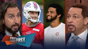 How much will Josh Allen miss Diggs, is Bills QB or Caleb under more  pressure? l FIRST THINGS FIRST