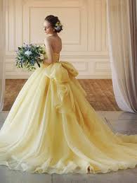 Yellow Ball Gown Dress Colored Wedding Dress Quincenera Dresses Yellow Wedding Dress