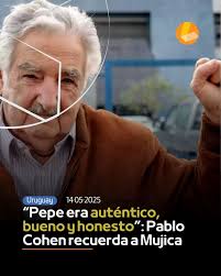 Con los días, las semanas y los meses, se podrá dimensionar lo que  significó su figura” ⚪️ El periodista y escritor uruguayo Pablo Cohen fue  el último biógrafo del líder político de