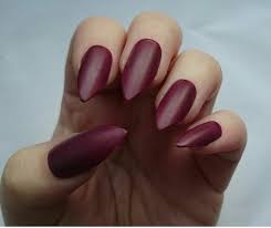Gel nail polish set black white grey milk wind red nudes 6 color with matte top coat soak off gel nail polish kit uv led nail art manicure salon collection by omainy 010 4.2 out of 5 stars 225 $14.99 $ 14. Dark Red Matte Nails With Diamonds Matte