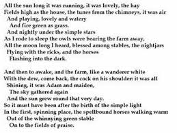 Fern Hill By Dylan Thomas Poetry Reading Unbelievably Beautiful Alw Poetry Reading Words British Literature