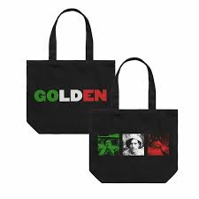 Golden Tote Black Tote Bag Tote Bag