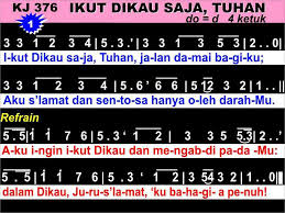 I the lord of sea and sky, daniel schutte, sj, 1991, berdasarkan yesaya 6:8, terjemahan: Kidungonline Com Kj 376 Ikut Dikau Saja Tuhan