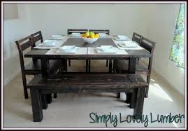 Square Farmhouse Table Plans Square Dining Room Table Diy Dining Room Table Farmhouse Table Plans
