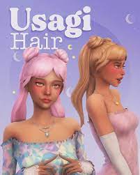 Some realism, some ui.a little bit of everything. Miiko Usagi Hair A New Hair For The Sims 4 Inspired