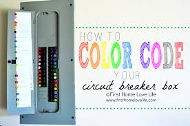 Labeling a circuit breaker will help you confirm which circuit breaker has tripped without having to play the if the circuit breaker panel has an index and it is old, pull it out. Color Coding Your Circuit Breaker Box First Home Love Life