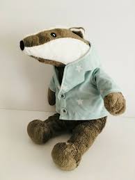 14 Ikea Gravling Badger Plush Stuffed Toy Removable Green White Stars Jacket Ebay Plush Dinosaur Stuffed Animal Badger