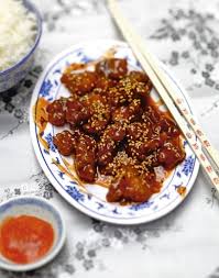 Poulet Caramel Au Sesame Recette Recette Chinoise Facile Recette Asiatique Recettes De Cuisine
