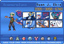 Just choose what you want, and it makes it for you. Ryan The Trainer Card Maker By Wolf Prince Leon On Deviantart
