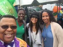Fun time with my sister Simone, and work friends Art Norman and Emma Asante  at Taste of WVON!