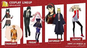 ALA lineup (final, NOT clickbait!) Thursday AM: Izutsumi Thursday PM:  thotty Aaron Friday AM: Himeno Friday PM: Hilda Saturday AM: Yukiko  Saturday PM: Lemon Sunday: Ann #cosplay #animelosangeles #animela20 #ala  #ala2025