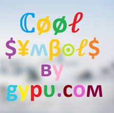 There are different types of symbols: Cool Symbols And Fancy Text Generator Fancy Symbols Emojis Cool Fonts