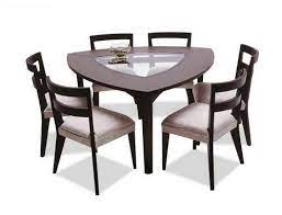 Contemporary bar height triangle shaped dining room table. Choose A Triangle Dining Table For Your Dining Room Homes Innovator Dining Table Design Furniture Dining Table Dining Table