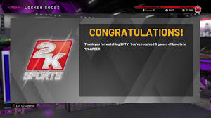 It should be known that most codes do not guarantee you the reward. Nba 2k20 6 Free Boosts Mycareer Locker Code Youtube
