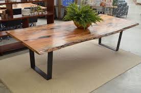 Sandfire Natural Edge Dining Table In Marri Beautiful Industrial Black Iron Base With 2 Live Edge Dining Table Natural Edge Dining Table Slab Dining Room Table