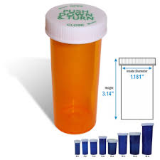 16 dram amber vial prescription bottles