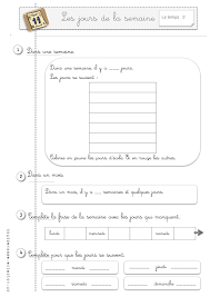 Ddm Les Jours Les Mois L Annee L Education Francaise Evaluation Ce1 Evaluation Ce2