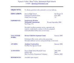 Job Resume Samples For High School Students Of Examples Imposing ...