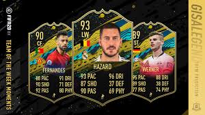 The squad every fut 21 player has been waiting is now available in packs! Totw Moments 6 Predictions Ft Moments Hazard Moments Fernandes Moments Werner Moments Kimmich Gaming Frog