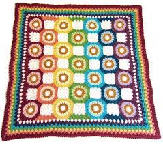Rainbow Octagon Baby Blanket Crochet Baby Blanket Handmade By Rockin Lola Handmade Blanket Crochet Baby Blanket Crochet