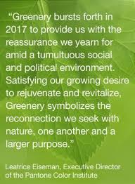 Greenery What S Up With That Pantone Greenery Color Of The Year 2017 Pantone 2017 Colour