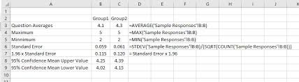 How To Analyze Survey Data In Excel