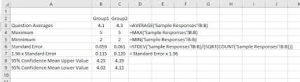 how to analyze survey data in excel