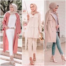 Detail ukuran baju tiap size dapat diperiksa di size pack baju pesta muslim. Girl S Casual Hijab Style Model Pakaian Wanita Pakaian Wanita Gaya Berpakaian