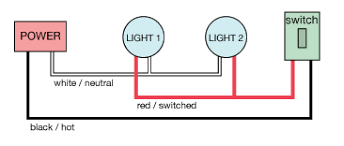 Wiring two way light switch diagram coachedby me for in a. How Do I Wire Two Lights With A Switch Home Improvement Stack Exchange