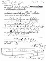 All The Leaves Are Brown And The Sky S Grey Lyrics California Dreaming Mamas Papas Guitar Chord Chart In C M Minor Real Key Gitara