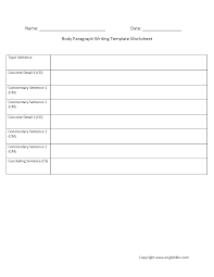 Writing Worksheets Writing Template Worksheets
