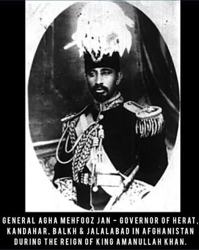I feel extremely proud that my Great Grand Fathers were among the 'Key Members' of King Amanullah Khan's Cabinet during the 1919 Independence Day of Afghanistan. Their names were General Ahmed Jan -