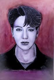 KrupaKunst The Frosted River with oil pastels 30x21 cm