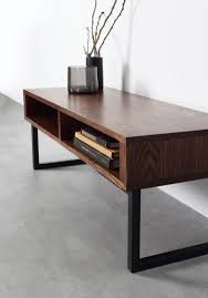 Darwen Solid Wood Coffee Table On Minimalist Square Legs Minimalist Furniture Coffee Table Minimalist Furniture Design