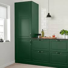 Bodbyn Door Dark Green 24x30 Ikea Green Kitchen Interior Dark Green Kitchen Kitchen Interior
