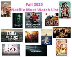 Previously, the streaming giant based its viewing figures on accounts that had watched 70 percent of a single. Netflix Fall Must Watch List Stroller In The City