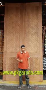 Karya jaya utama menyediakan daun pintu. Jual Pintu Kayu Solid Terbaik Di Indonesia Pk Garuda
