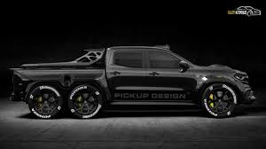 Monster X Is The 6x6 Carbon Fiber Mercedes Benz X Class Mercedes Benz Trucks Mercedes Truck Trucks