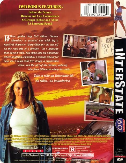 Interstate 60 [DVD] w Gary Oldman Amy Smart EXCELLENT CONDITION W CASE &  trackin