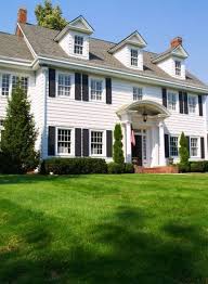 Red brick colonial house landscaping. Small Colonial House Landscaping Novocom Top