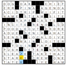 Rex Parker Does The Nyt Crossword Puzzle For Two In Music Mon 4 5 2021 Hip Hop Producer Who Founded Aftermath Entertainment Put On Hold Home Of Many A Courthouse