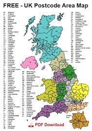 Postcode Map Uk Free Postcode Area District Sector Maps As Vector File Download