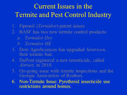 Your home inspector would be able to detect a pest control problem if they see evidence of termite dust or particles left by the termites. Subterranean Termite Control Update Daniel R Suiter Department Of Entomology Uga Griffin Campus Griffin Ga Ppt Download