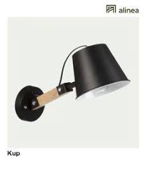 Alinea Kup Applique Murale En Acier Noir Et Bois L32cm Luminaires Appliques Et Spots Appliques Murales Alinea Mobilier De Salon Meuble Deco Parement Mural