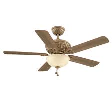Hampton Bay Palisades 52 In Indoor Tuscan Bisque Ceiling Fan With Light Kit 51271 The Home Depot Ceiling Fan Hampton Bay Bowl Light